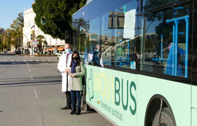 Movibus pone en marcha una nueva conexión directa del hospital Reina Sofía con Beniel y Santomera