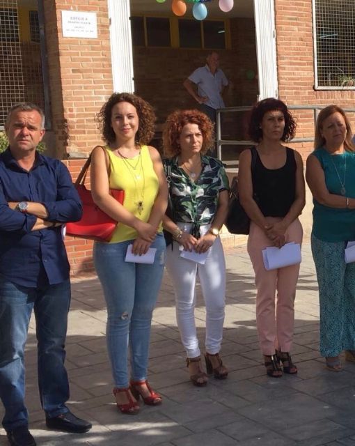 La Alcaldesa de Beniel y la Consejera de Educación inauguran el curso escolar