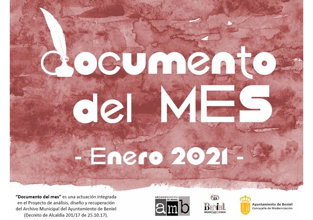 El Archivo Municipal presenta un nuevo Documento del Mes