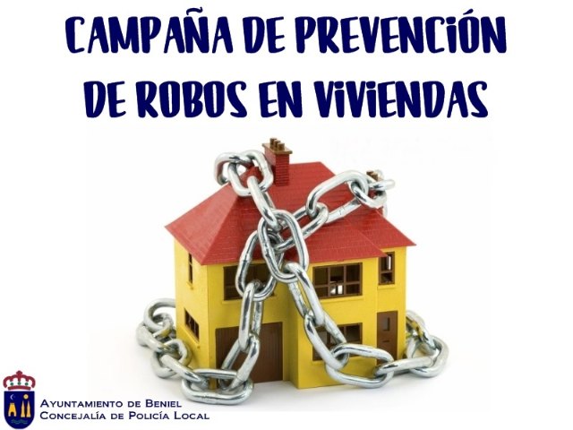El Ayuntamiento desarrolla una nueva campaña de prevención de robos en viviendas