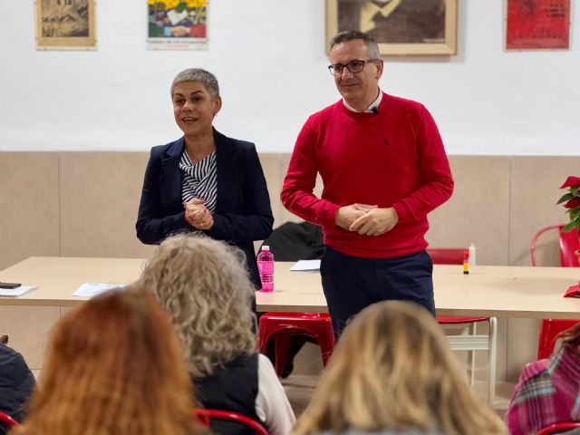 Mari Carmen Morales anuncia su apoyo a la candidatura de Diego para la Secretaría General del PSRM