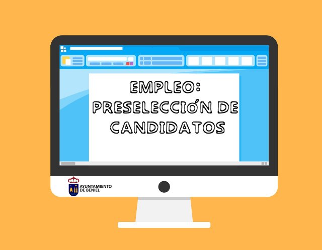 La concejalía de Empleo inicia un proceso de preselección