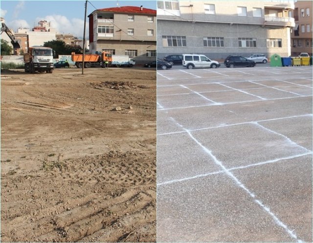 El Ayuntamiento de Beniel habilita más de 90 plazas de aparcamiento en la Urbanización Sur